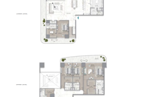 Apartmen di Dubai Harbour, UAE 1 bilik tidur, 69 meter persegi № 690216 - foto 12