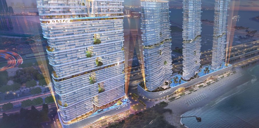 Apartmen di Dubai Harbour, UAE 1 bilik tidur, 69 meter persegi № 690216
