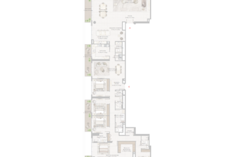 Wohnung zum Verkauf in Dubai Harbour, Dubai, VAE 1 Schlafzimmer, 69 m2 Nr. 690217 - Foto 13