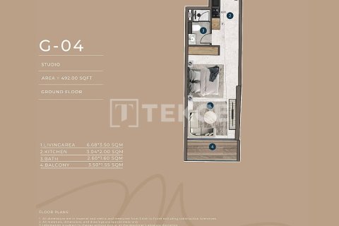 Byt v Jumeirah Village Circle, Dubai, SAE 2 ložnice, 95 m² Č.: 693894 - fotografie 16