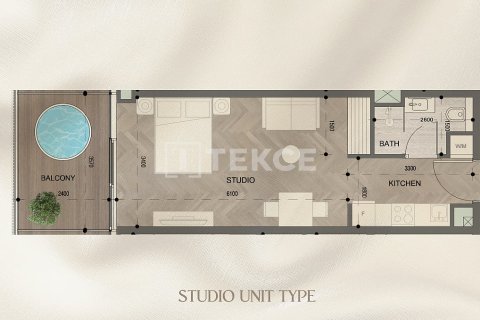 Byt v Dubai Land, SAE 1 pokoj, 43 m² Č.: 730884 - fotografie 13