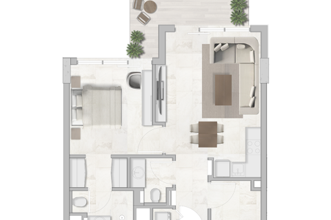 Apartment til salg i Jebel Ali, Dubai, UAE 1 værelse, 37 kvm № 732740 - foto 7