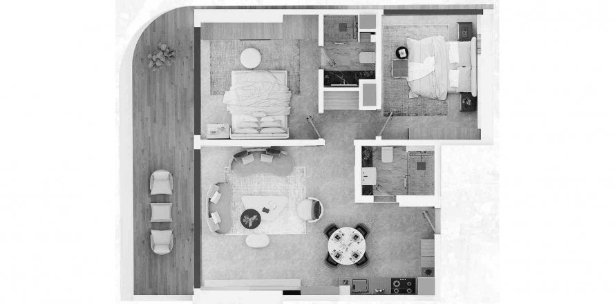 Διαμέρισμα σε Electra σε Jumeirah Village Circle, Dubai, ΗΑΕ 2 υπνοδωμάτια, 101.91 τ.μ. Αρ. 489658