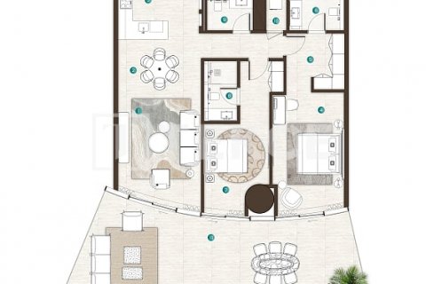 Apartman u Al Marjan Island, Ras Al Khaimah, UAE 1 spavaća soba, 106 m2 Br. 578415 - fotografija 26