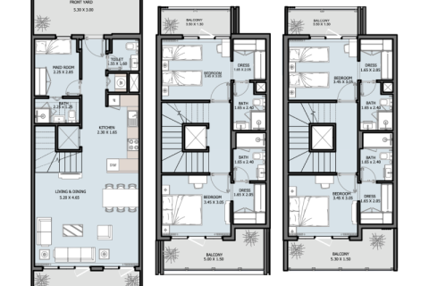 Apartamento en venta en Yas Island, Abu Dhabi, EAU 1 habitación, 42 m2 № 732803 - foto 12