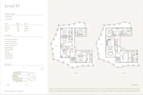 Ático en venta en DIFC, Dubai, EAU 5 dormitorios, 966 m2 № 680227 - foto 9