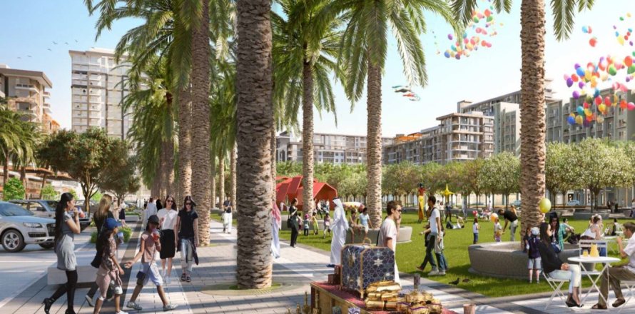 Korter asukohaga Town Square, Dubai, AÜE: 2 magamistoaga, 102 m² Nr 722536