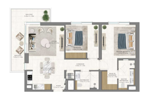 Apartment in Dubai Hills Estate, UAE 1 bedroom, 67 sq.m. № 689788 - photo 4