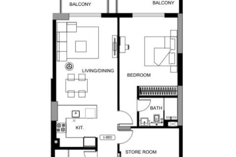 Apartman u gradu Jumeirah Village Circle, Dubai, UAE 38 m2 Br. 728515 - Slika 10