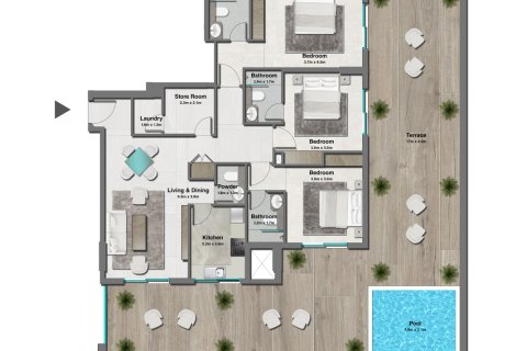Apartman u gradu Al Furjan, Dubai, UAE 1 spavaća soba, 76 m2 Br. 728504 - Slika 27