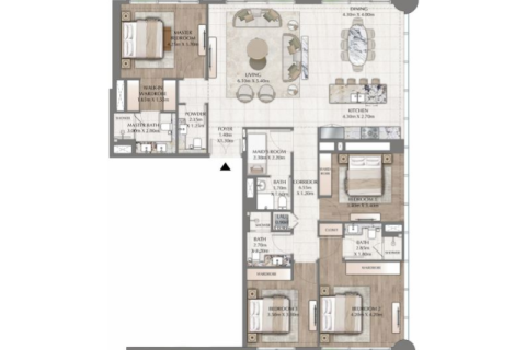 Apartment til salg i Downtown Dubai (Downtown Burj Dubai), Dubai, UAE 1 værelse, 44 kvm № 690065 - foto 11