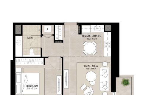 Apartamento en venta en Town Square, Dubai, EAU 1 dormitorio, 62 m2 № 728465 - foto 11