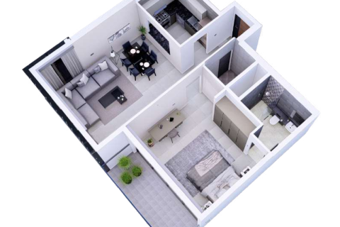 Al Jaddaf, Dubai, BAE’de satılık daire 1 oda, 42 m² No 732502 - fotoğraf 4