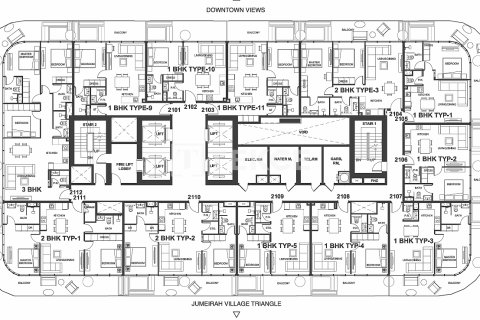 Apartment til salg i Jumeirah Village Triangle, Dubai, UAE 1 soveværelse, 67 kvm № 730782 - foto 30