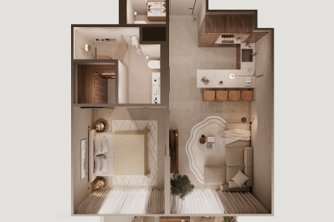 Jumeirah Village Circle, Dubai, UAE의 판매용 아파트 39제곱미터 번호 732813 - 사진 7