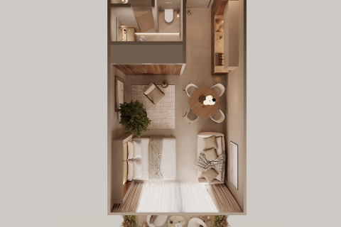 Jumeirah Village Circle, Dubai, UAE의 판매용 아파트 39제곱미터 번호 732813 - 사진 6