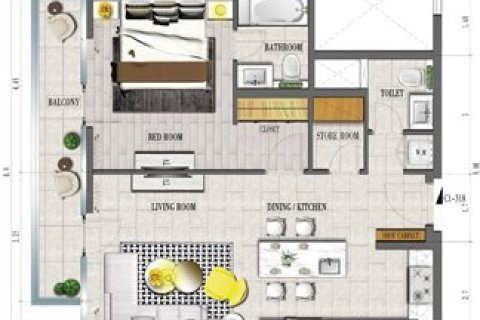 Apartment in Tonino Lamborghini Residences in Meydan, Dubai, UAE 1 bedroom, 83 sq.m. № 704960 - photo 10