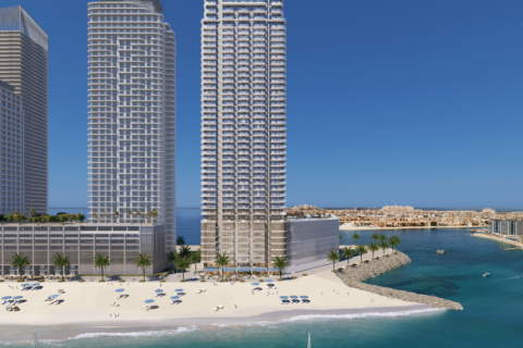 Квартира в BEACHGATE BY ADDRESS в Dubai Harbour, Дубай, ОАЭ 1 спальня, 73м2 № 704922