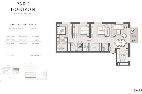 Apartman u PARK HORIZON u gradu Dubai Hills Estate, UAE 1 spavaća soba, 61 m2 Br. 704920 - Slika 8