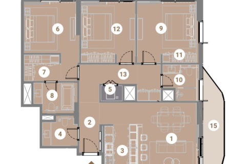 Διαμέρισμα σε Motor City, Dubai, ΗΑΕ 1 δωμάτιο, 236 τ.μ. Αρ. 732657 - φωτογραφία 10