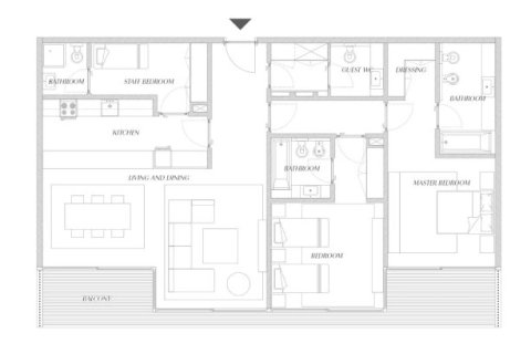 Huoneisto Al Zorah, Ajman, Arabiemiraatit 1 huone, 61 m2 № 704682 - kuva 18