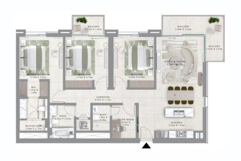 Apartamento en venta en Dubai Creek Harbour (The Lagoons), Dubai, EAU 1 dormitorio, 70 m2 № 704685 - foto 17