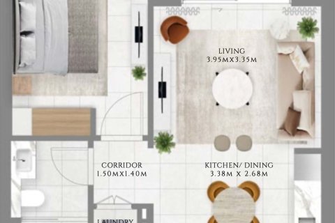 Dzīvoklis Dubai Hills Estatejā, AAE 1 istaba, 63 m2 Nr. 704681 - attēls 10