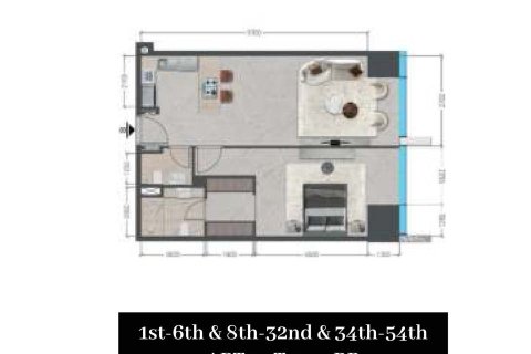 Business Bay, Dubai, UAE의 판매용 아파트 침실 1개, 81제곱미터 번호 704419 - 사진 13