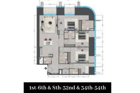 Business Bay, Dubai, UAE의 판매용 아파트 침실 1개, 81제곱미터 번호 704419 - 사진 15