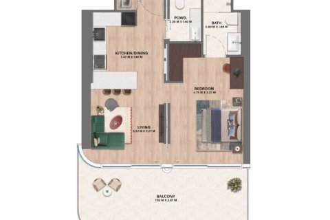 Apartament në Motor City, Dubai, Emiratet e Bashkuara Arabe 1 dhomë, 39 m2. № 728475 - Foto 10