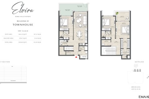 Wohnung zum Verkauf in Dubai Hills Estate, Dubai, VAE 1 Schlafzimmer, 64 m2 Nr. 704919 - Foto 9
