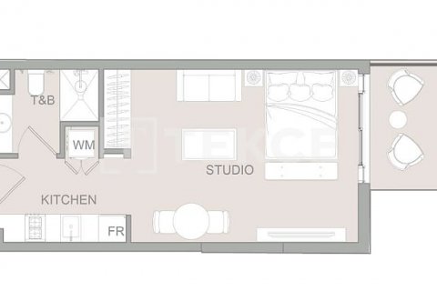 Dzīvoklis Jumeirah Village Circle, Dubaijā, AAE 1 istaba, 71 m2 Nr. 584144 - attēls 22