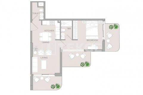 Dzīvoklis Jumeirah Village Circle, Dubaijā, AAE 1 istaba, 71 m2 Nr. 584144 - attēls 23