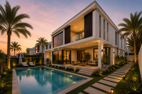 Vilă în Tilal Al Ghaf, Dubai, EAU 5 dormitoare, 578.26 mp.  №750924