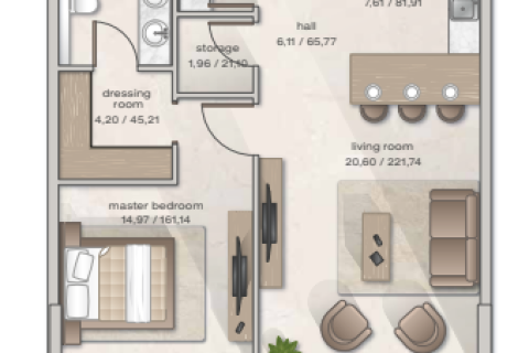 Müüa korter asukohaga Dubai, AÜE: 3 magamistoaga, 189 m² Nr 704520 - pilt 18