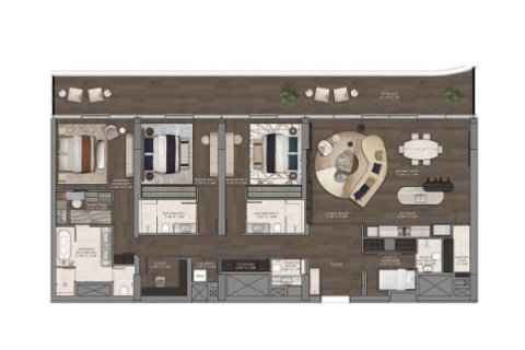 Apartament në Saadiyat Island, Abu Dhabi, Emiratet e Bashkuara Arabe 1 dhomë gjumi № 704518 - Foto 14