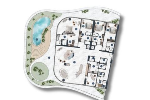 Apartman u Al Marjan Island, Ras Al Khaimah, UAE 1 spavaća soba, 88 m2 Br. 704519 - fotografija 24