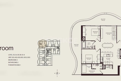 Leilighet til salgs i Jumeirah Village Circle, Dubai, Emiratene 2 soverom, 114 kvm Nr. 739940 - Foto 28