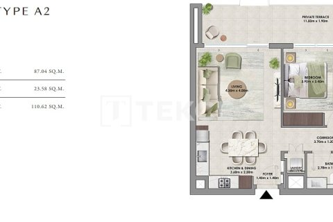 Apartamento para venda em Dubai Hills Estate, Dubai, EAU 3 quartos, 188 m2 № 684698 - foto 15