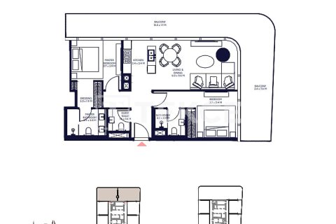 Appartamento in vendita a Dubai, EAU 3 camere da letto, 268 mq. № 684702 - foto 24