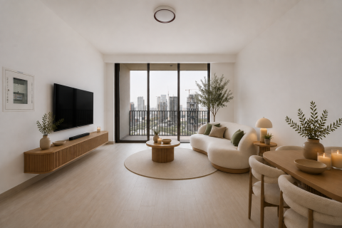 Apartemen di Jumeirah Village Circle, Dubai, UEA 1 kamar tidur, 74.66 m2 nomor 757441