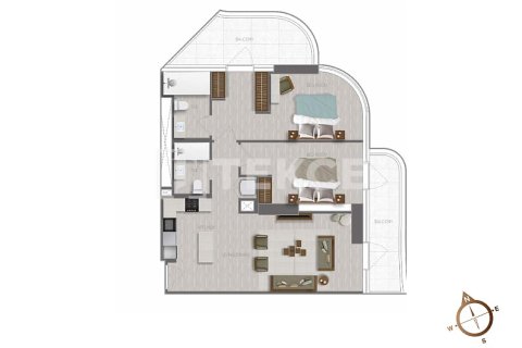 Apartment til salg i Al Reem Island, Abu Dhabi, UAE 2 soveværelser, 139 kvm № 695664 - foto 24
