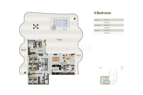 Apartmen di Al Marjan Island, Ras Al Khaimah, UAE 2 bilik tidur, 103 meter persegi № 693306 - foto 20