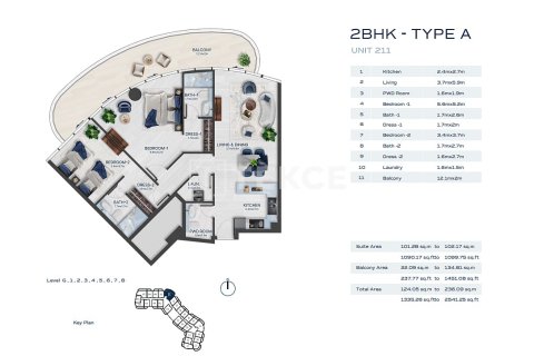Купити квартиру в Al Marjan Island, Рас-эль-Хайма, ОАЕ 4 кімнати, 290м2, № 693311 - фото 22