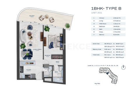 Купити квартиру в Al Marjan Island, Рас-эль-Хайма, ОАЕ 4 кімнати, 290м2, № 693311 - фото 20