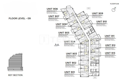 Leilighet til salgs i Dubai, Emiratene 3 soverom, 148 kvm Nr. 693303 - Foto 12