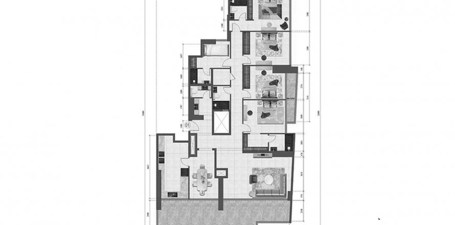 Apartmen di FARADIS di Al Mamzar - Sharjah, UAE 4 bilik tidur, 266.67 meter persegi № 409266