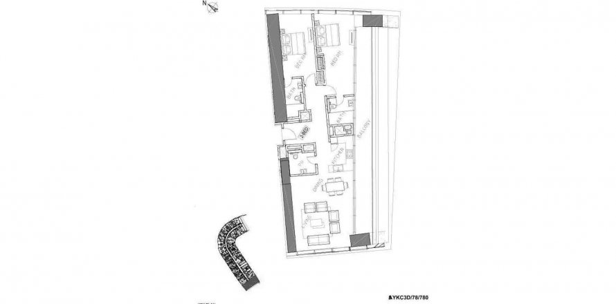 Appartement à Al Safa, Dubai, EAU: 2 chambres, 162.39 m2 № 294966