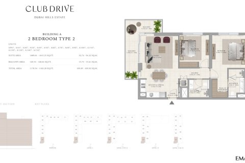 Apartament de vânzare în Dubai Hills Estate, Dubai, EAU 1 dormitor, 68 mp. №704635 - poză 5