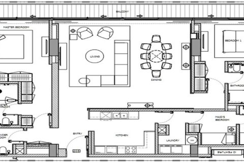 Dzīvoklis Dubaijā, AAE 1 istaba, 48 m2 Nr. 704306 - attēls 11